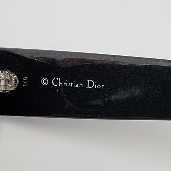 Christian Dior 2974 90 Gloss Black Frame Black Lens Sunglasses w/ Case Austria main image 7